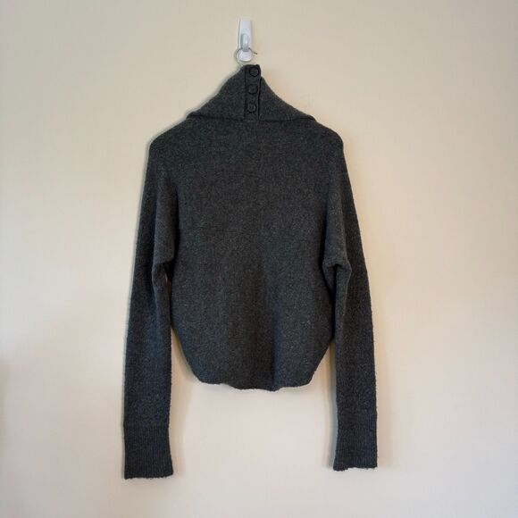 BCBGMaxAzria Women's Grey Open Cardigan Size Medium - Picture 3 of 5